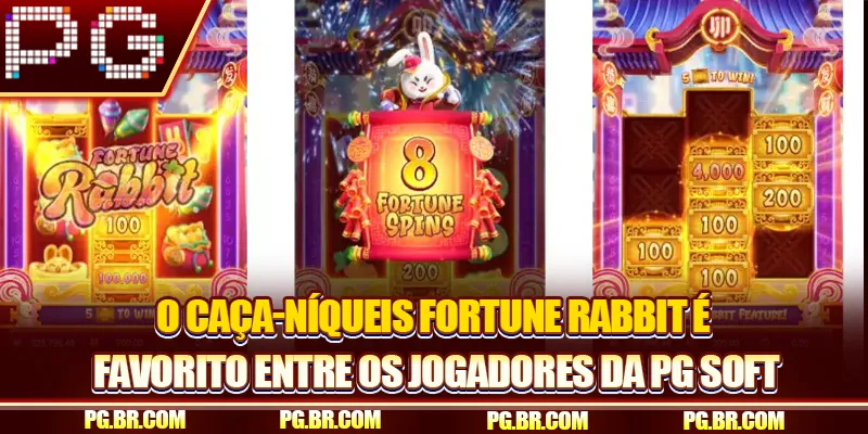 O caça-níqueis Fortune Rabbit é favorito entre os jogadores da PG Soft