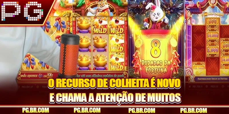 O recurso de colheita é novo e chama a atenção de muitos