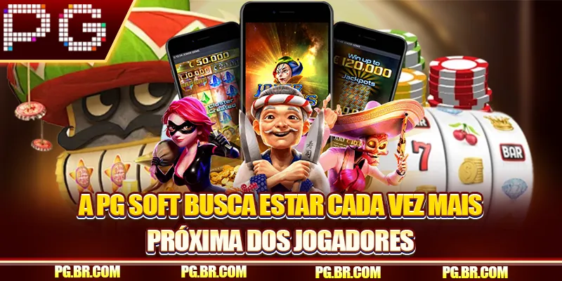 A PG Soft busca estar cada vez mais próxima dos jogadores