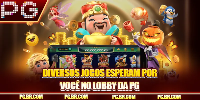 Diversos jogos aguardam por você no lobby da PG