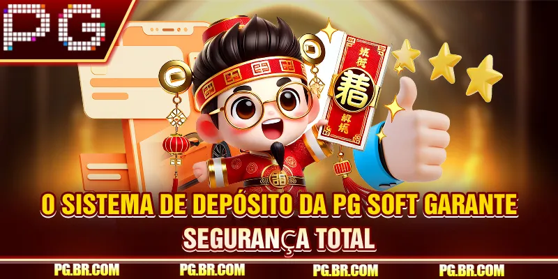 O sistema de depósito da PG Soft garante segurança total