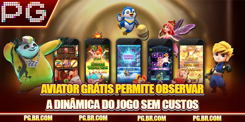 Aviator grátis permite observar a dinâmica do jogo sem custos